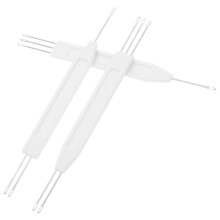 3 Stk. Präzisionsstrickspanner Nähnadeln Silber