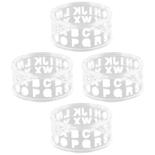 4St Golfzubehör Ring Scribe Kunststoff