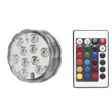 (1pc) Swimming Pool Lights with Remote 10 LED 16 Color Underwater Light for Showrooms