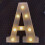 (A) Alphabet Letter Led Light Luminous Lamp Decor Party Night Light 1