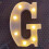 (G) Alphabet Letter Led Light Luminous Lamp Decor Party Night Light 1