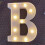 (B) Alphabet Letter Led Light Luminous Lamp Decor Party Night Light 1