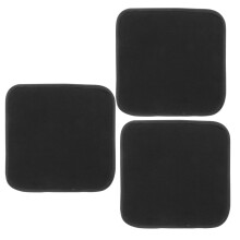 3 Stks Premium Bowlingschuurpads Zwart Polijstdoek