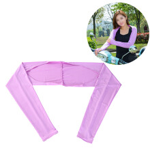 Shrug Cardigan Sjaal Unisex Cuff Mouwen 160*25 Cm Paars