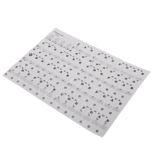 Stick Notes Elektronisch Piano Labels Toetssticker Voor Kinderen