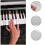Stick Notes Elektronisch Piano Labels Toetssticker Voor Kinderen 6