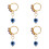 4 Evil Eye Neusring Roestvrijstalen Ring Vrouwen 5