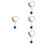 4 Evil Eye Neusring Roestvrijstalen Ring Vrouwen 9