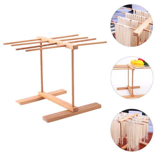 Multipurpose Spaghetti Stand Dryer Buchenholz 1Stück 2