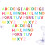 Learning Farbsortierspielzeug Buchstabe Filz 3 Sets 6