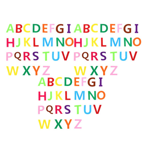 Learning Farbsortierspielzeug Buchstabe Filz 3 Sets 1