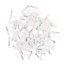 1Set Kabelclip Draadbeheer Clip Kaartje Wit 400 Stuk