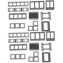40Stk Retro Film Scrapbook Papier