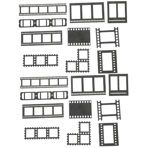 40Stk Retro Film Scrapbook Papier