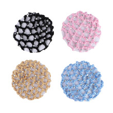Casual Haaraccessoires Haarnet Beige Ruches Voor Vrouwen 4 Stuks