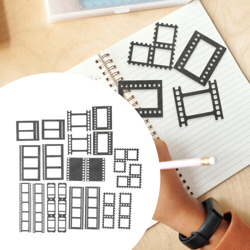 40Stk Retro Film Scrapbook Papier 2