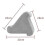 (Gray) Foam holder for XinHan tablet with adjustable pillow stand 1