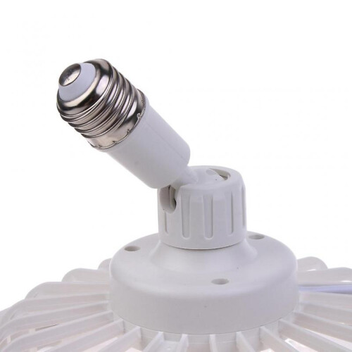 (Gray) Ceiling Fan Light Enclosed Low Profile Fan Ceiling Light Dimmable for Bedroom 2