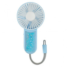 (Blue) Personal USB Fan Stylish Turbofan for Travel Outdoor Sports 3s Quick Cooling