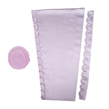 (Pin) Champagne Satin Corset Back Sets with Adjustable Rope and Shielded Buttonhole Cords for Bridal and Evening Gowns