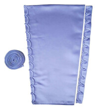 (Lavender) Champagne Satin Corset Back Sets with Adjustable Rope and Shielded Buttonhole Cords for Bridal and Evening Gowns