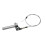 (Silver) Twist Throttle Accelerator Handle Grips for 22mm Bar Durable Throttle Cable 1
