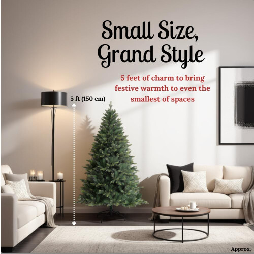 Evre (5ft) EVRE Brunswick Spruce Artificial Christmas Tree 2