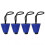 (Blue) 4pcs Best Universal Kayak Scupper Plug Kit f54 3