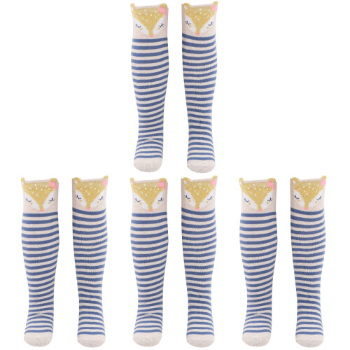 4 Paar Langsocken Baumwolle, Halbhohe Für Boots 1