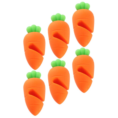 6Pz Cucina Sollevatore Per Coperchio in Silicone Arancione