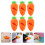 6Pz Cucina Sollevatore Per Coperchio in Silicone Arancione 7