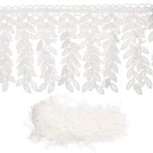 Lace For Crafts Spitze Weiß Polyester 1