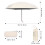 Reise UV Schutzschirm Tragbar Beige 11
