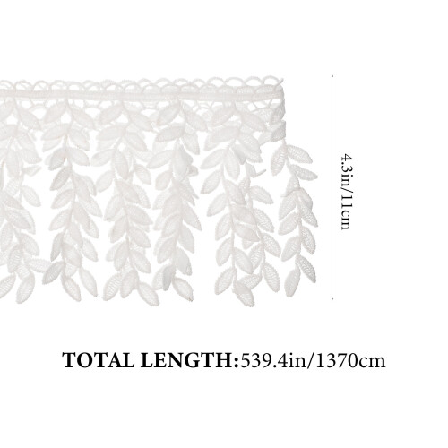 Lace For Crafts Spitze Weiß Polyester 1 1