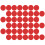 Double Sided Stickers Runde Klebebänder Rot 100 Haftend 5