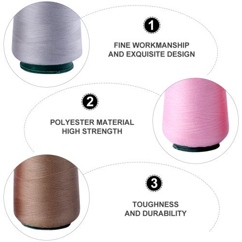 4 Steppgarn Polyester Für Und Stickmaschine 2