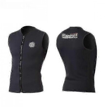 (2XL) Wetsuit Vest Top Men 3mm Neoprene Scuba Diving Top Women Sleeveless - KM