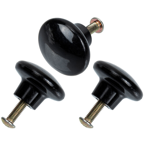 Piano Reparatur-Kit Ersatz Griffe Schwarz 3 Sets