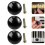Piano Reparatur-Kit Ersatz Griffe Schwarz 3 Sets 4