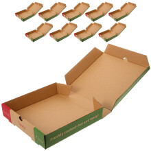 10Stück Pizzabehälter Zum Mitnehmen 24X24X4,5Cm