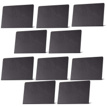10Stück Kreidetafel Schild Schwarz PVC Lebensmittelkennzeichnung