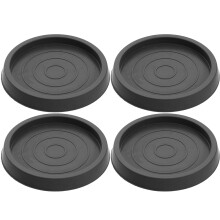 4Stk Schwarze Gummiläufer Für Möbelbeine 3,5 Zoll