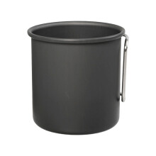 Praktische Opvouwbare Campingbeker Van Aluminium, Zwart, Voor Outdoor