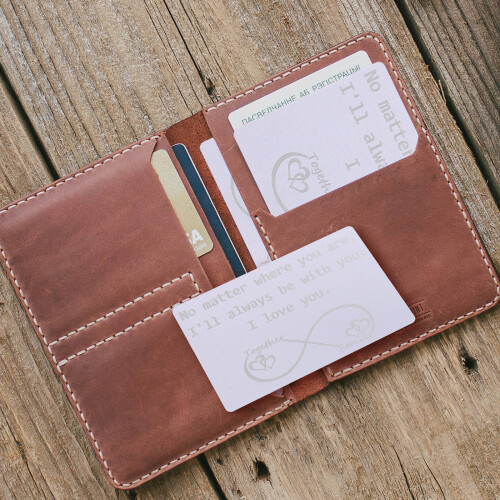 2St Rvs Wallet Insert Kaarten Met Romantische Teksten 1