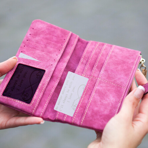 2St Rvs Wallet Insert Kaarten Met Romantische Teksten 2