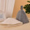 (White) Wool Felt Sauna Hat Wall Hangable Reusable Showering Supplies 2