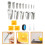 Worgeous 20 Teile Kaltitzen Set Mit Dichtungswerkzeug 3