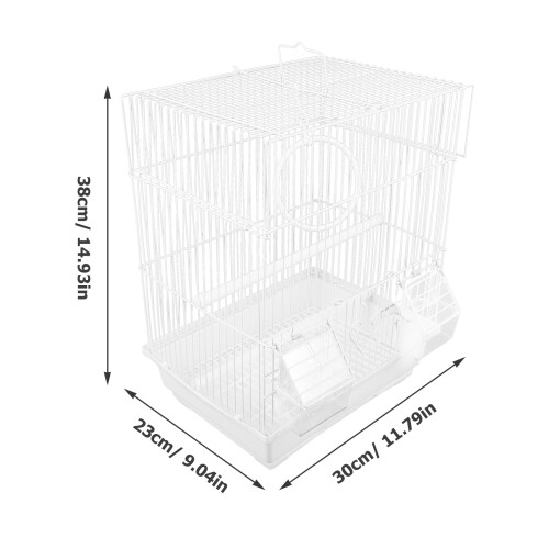 1 Set Draagbare Plastic Vogelkooi Buiten Gebruik 1