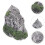 Terrarium Steenversiering Aquarium Inrichting Hars Set 9