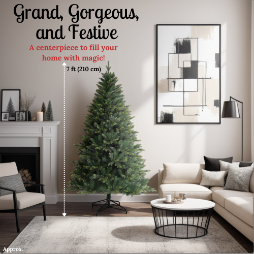 Evre (7ft) EVRE Brunswick Spruce Artificial Christmas Tree 2